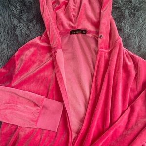 Y2k velour tracksuit jacket